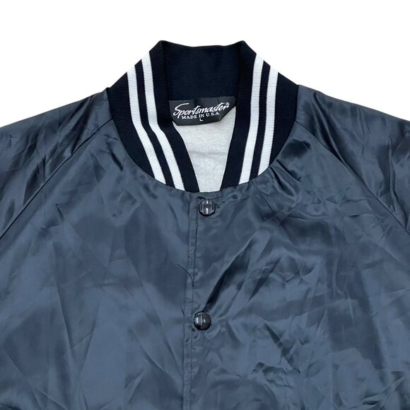 Men’s Vintage The Heart of America Chevy jacket nylon black 1990s - Picture 3 of 4